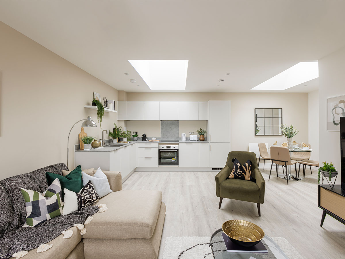 living area of Royal Eden Docks designed by Instyle direct