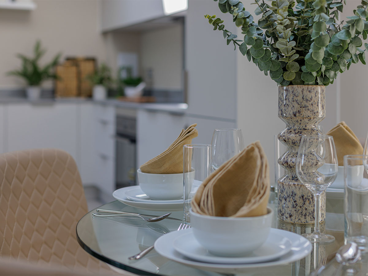 table decor of Royal Eden Docks Furnished by Instyle direct